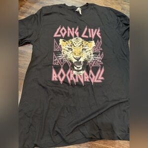 Black Rock and Roll Graphic Tee